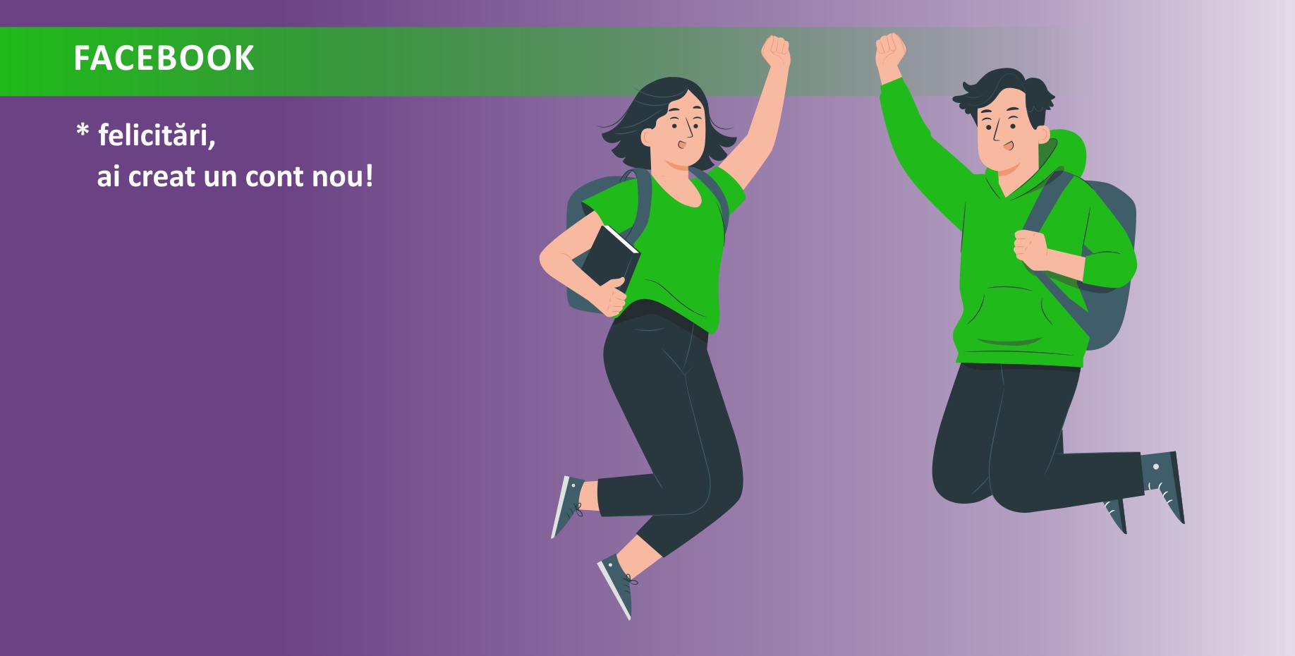 * felicitări, ai creat un cont nou!